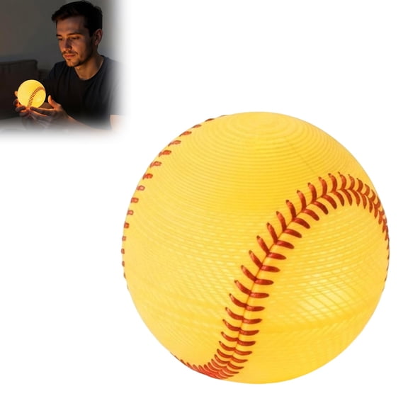 Dimmable LED Sphere Night Light, Soft Glow Illuminated Orb Globe Lamp, Battery Powered Decorative Table Light for Bedroom