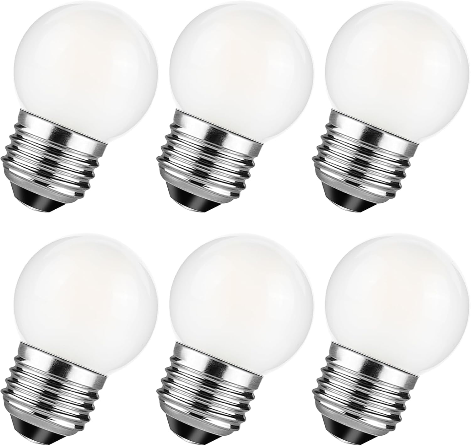 Dimmable Led Edison Bulbs Low Wattage G40 3W Equivalent 25 Watt Light ...