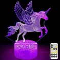 thumbnail image 1 of Dimmable Led Nightlight Bedside Lamp16Colors+7Colors Change Touch&Remote Control, 1 of 6