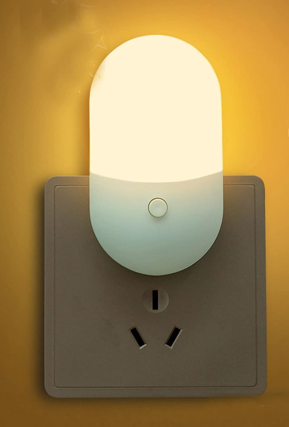 Dimmable Night Light LED Switch On And Off Night Light USB Plug Night ...