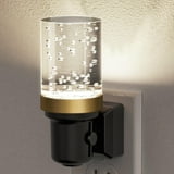 Dimmable Night Light with Light Sensor 3000K Warm White LED Plugin