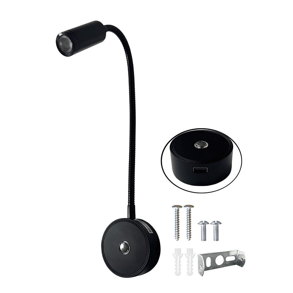 Dimmable Spot Reading Light RV Interior LED Lamp for Van Camper Caravan Boat 12V