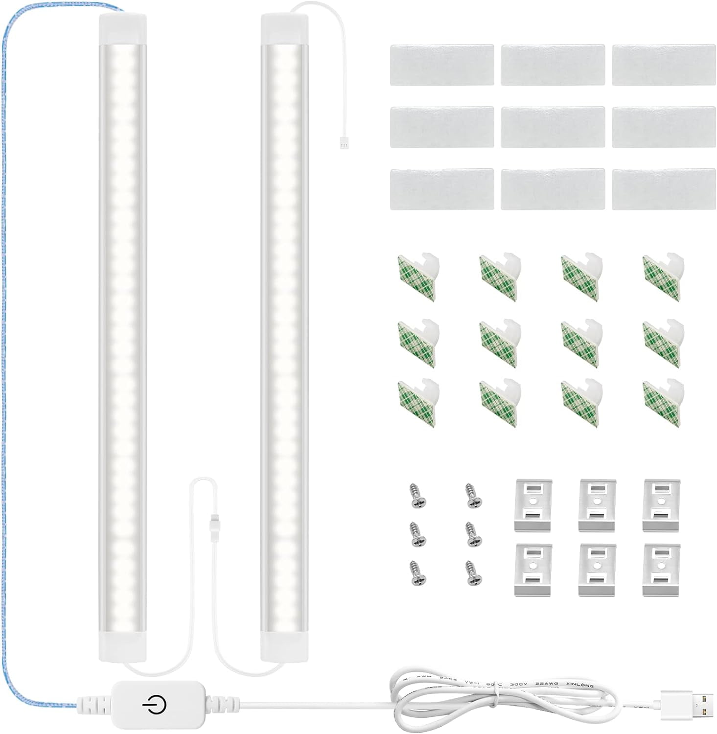 Dimmable USB Kitchen Lights with Touch Sensor, 3 CCT Switchable