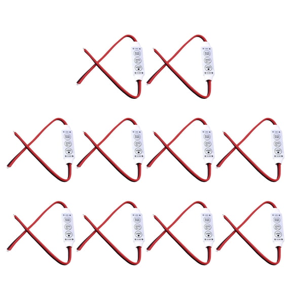 Dimmer Switches 3 Button Control 8 Lighting Types 12V 24V Compatibility Waterproof for Indoor Outdoor Use