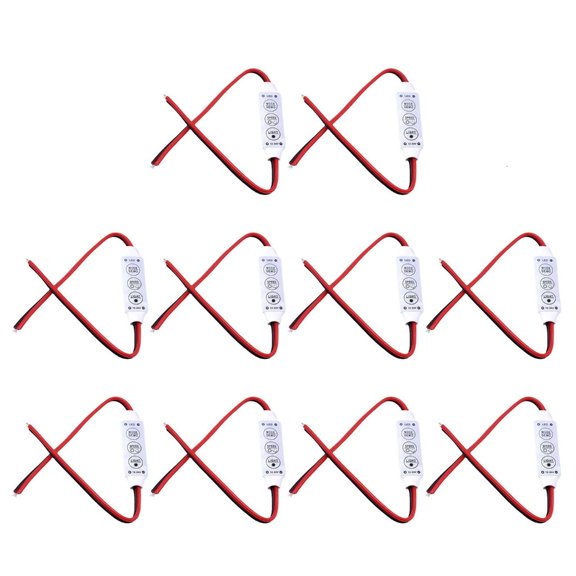 Dimmer Switches 3 Button Control 8 Lighting Types 12V 24V Compatibility Waterproof for Indoor Outdoor Use