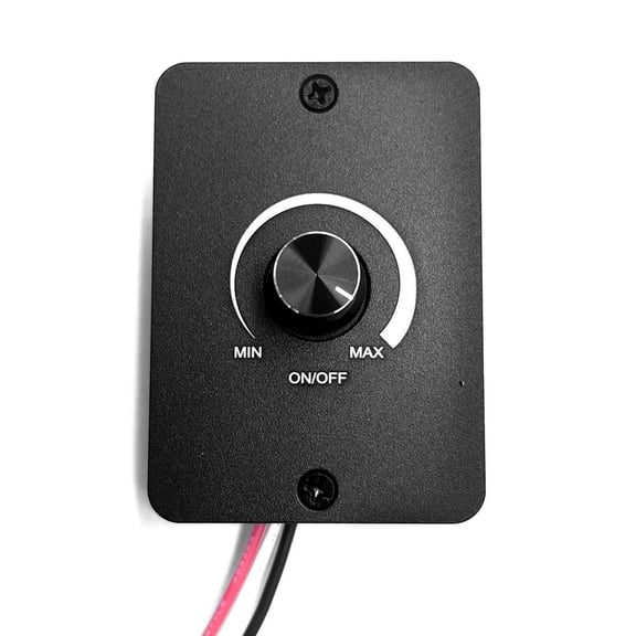 Dimming 12v RV Dimmer Switch 12V 5A 60W Dimming Knob PWM Dimming Switch for LED Light Fixture, Halogen, Incandescent, StripLights for RV Marine Boat Truck Trailer