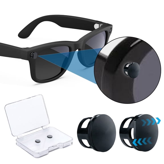 Dimming Stickers Light Blocker for Glasses Reusable LED Light Covers Embedded Design Accessories for Blue Light Blocking(2PCS)