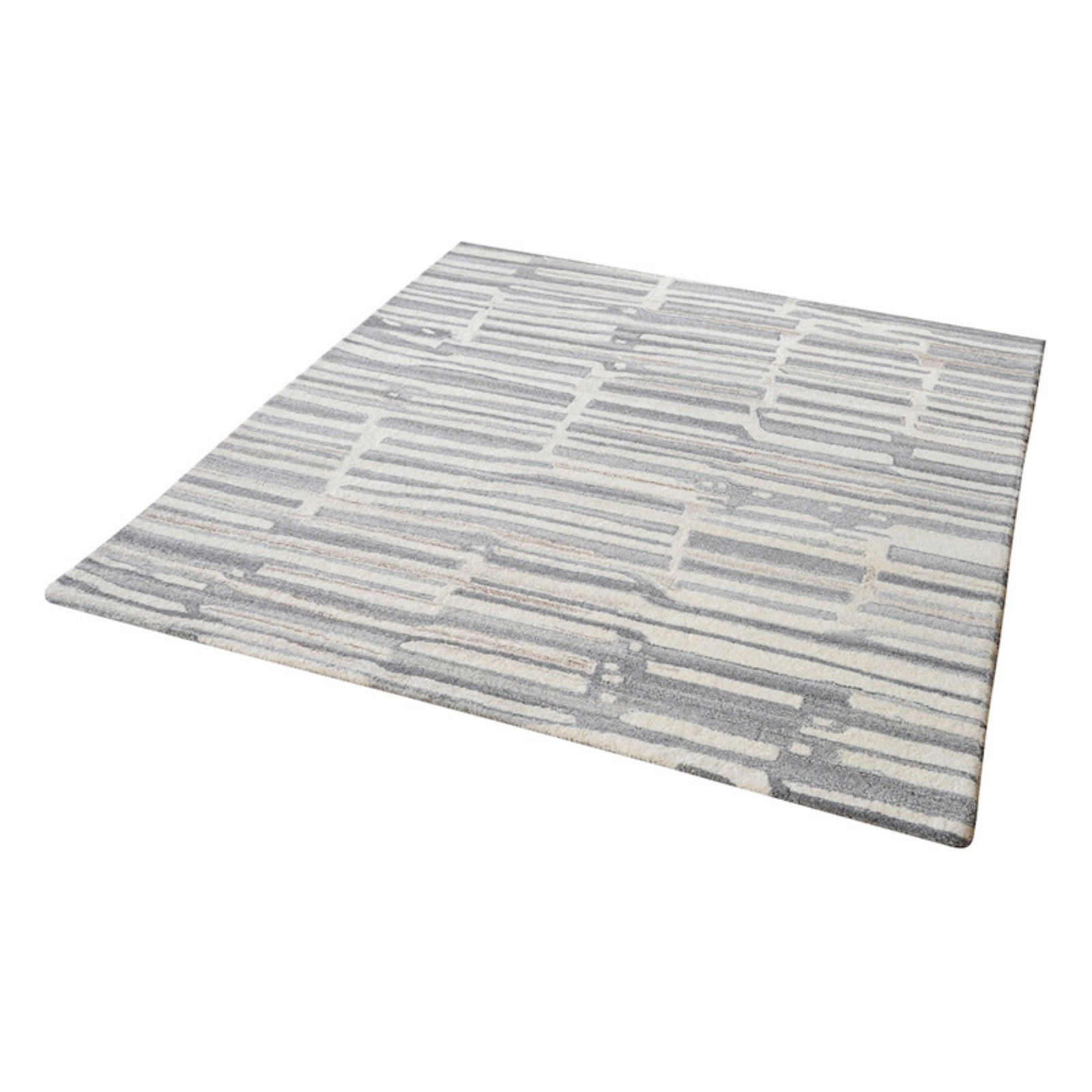 Dimond 8905-260 Slate Handtufted Wool Rug In Grey And White - 3ft x 5ft