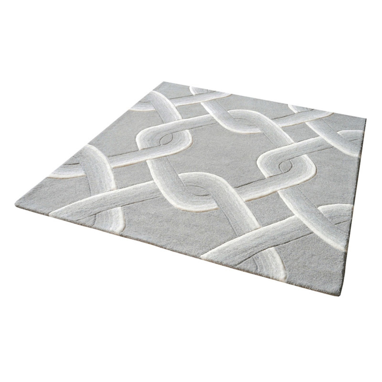 Dimond Home Desna Wool Rug in Grey - 16' Square, Grey - 8905-193 ...