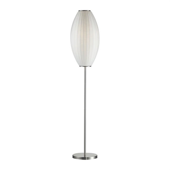 Dimond Lighting Floor Lamp in Brushed Steel