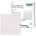 thumbnail image 1 of Dimora Calcium Alginate Wound Dressing Soft and Highly Absorbent Non-Stick Padding 4'' x 4'' 10 Pads, 1 of 5