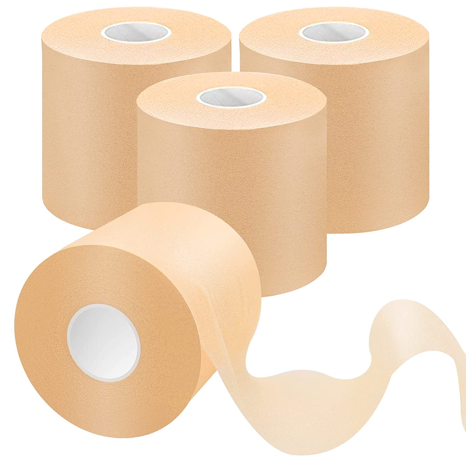 Dimora Pre Wrap Sports Tape, Foam Underwrap Athletic Tape (4 Rolls) for