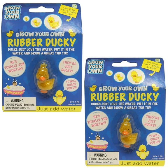 Dimple Easter Fun Grow A Rubber Ducky Toys (2 Pieces)