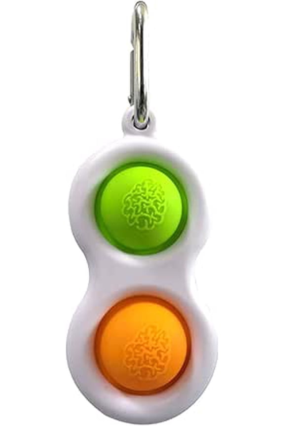 Dimple Toy Simple Sensory Toys with Reduce Anxiety and Stress, Mini Fidget Toys Decompression Keychain Pendants Cellphone Chain