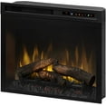 thumbnail image 1 of Wesco XHD28L Fireplace Insert; Electric Fireplace With Inner Glow Logs; Realogs; 5118 BTU; 1500 Watts/ 120 Volts/ 12.5 Amps; 27-3/8" Length x 7-1/2" Width x 23-1/2" Height; Black: With Remote, 1 of 3