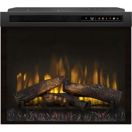 Dimplex XHD28L 28 in. Multi Fire Built in Electric Fireplace XHD Firebox with Logs & Realistic