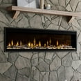 thumbnail image 1 of Dimplex Ignite Evolve 74 Inch Built-in Smart, Wi-Fi Linear Electric Fireplace with Logs & Media Kit - Control with The Flame Connect App, 1 of 9