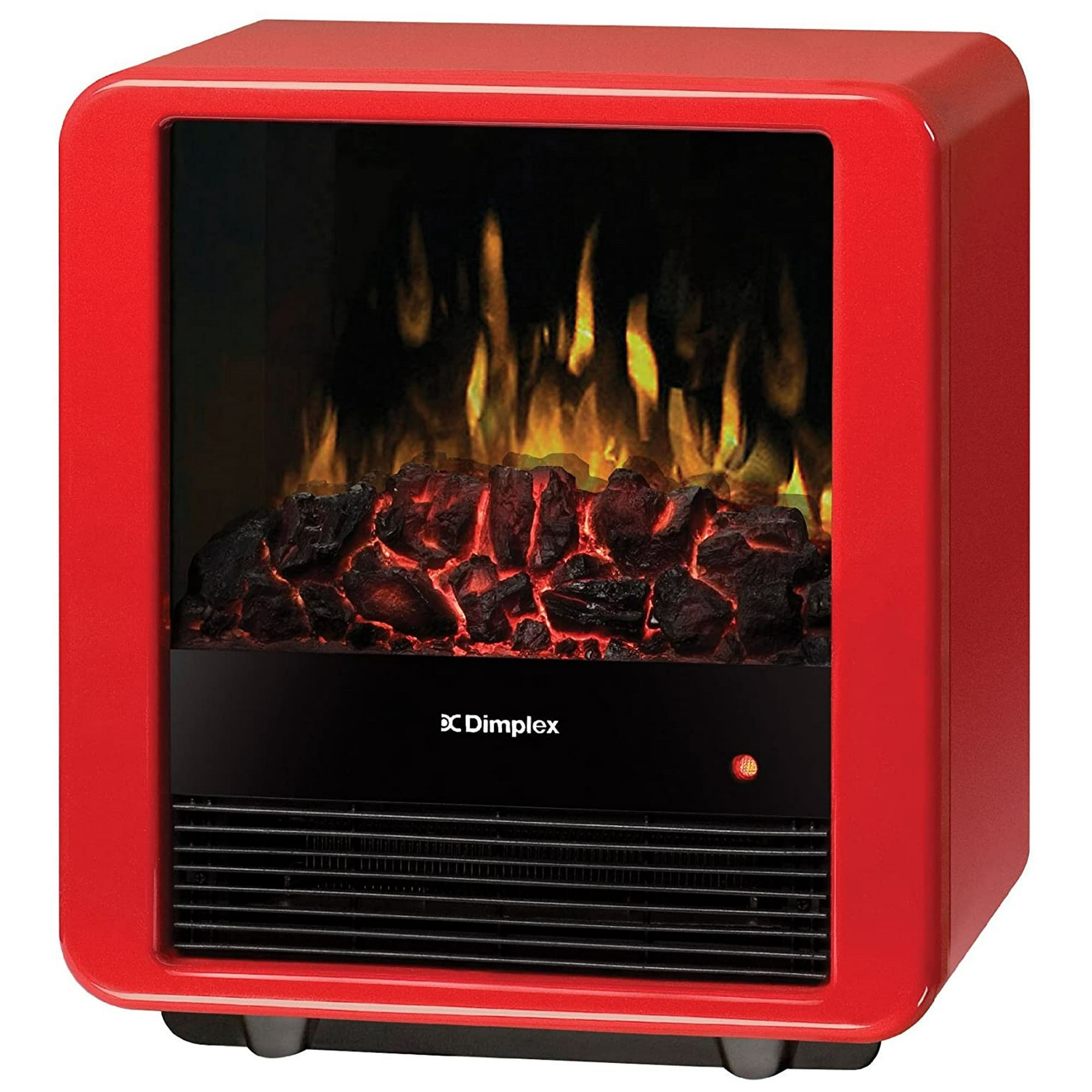 Dimplex DMCS13R Freestanding Mini Cube Electric Fireplace Stove - Red -  Walmart.com