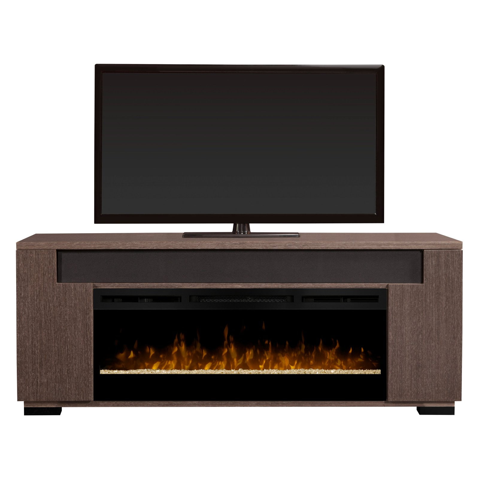 Dimplex Haley Media Console Electric Fireplace With Soundbar for TVs up to  75, Rift Grey - Walmart.com