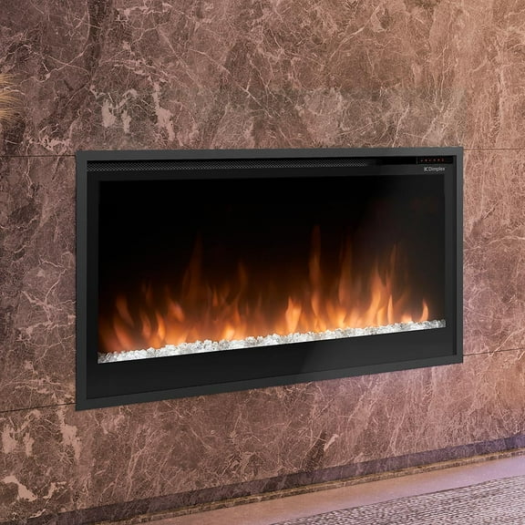 Dimplex Multi-Fire Slim 36 inch Wall Mount Electric Fireplace - Black