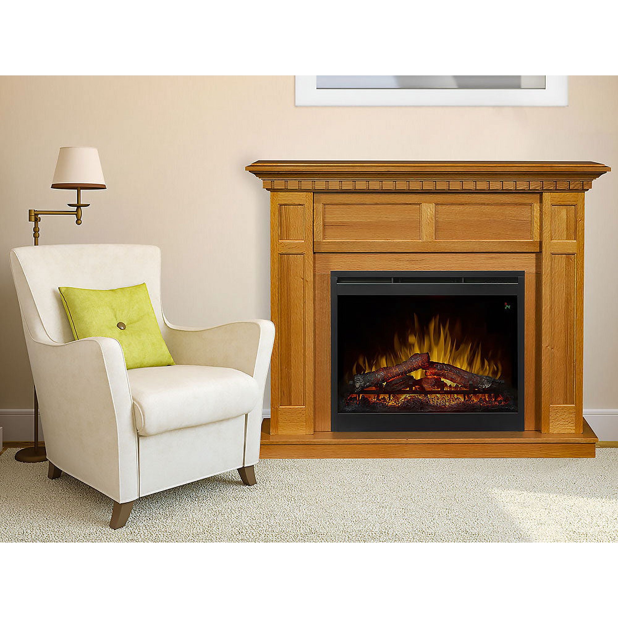 Dimplex Wilson 50 inch Traditional Electric Fireplace Mantel Package - Rift  Oak, GDS26L5-1803RO - Walmart.com