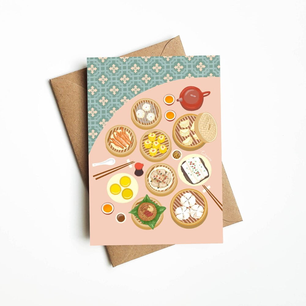 Dimsum Card, Comes With White Or Brown Envelope NO FRAMED POSTER Home ...