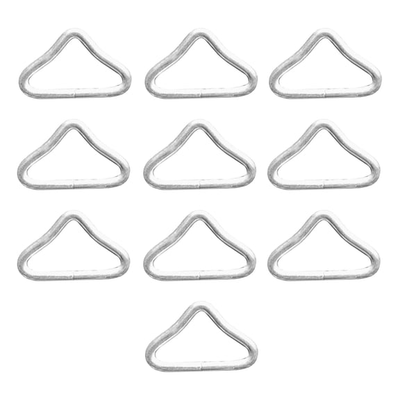 DimyFew 10X Metal Triangle Buckle Spring Buckles Accessories for Kids Trampoline 10PCS 10PCS Ring ONLY