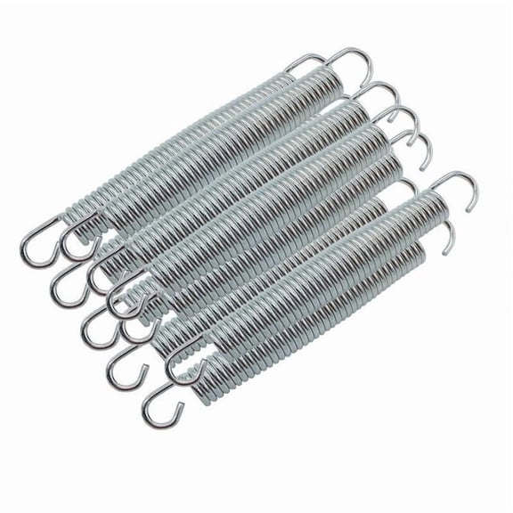 DimyFew 10pcs Steel Chrome-plated Trampoline Springs Trampoline Replacement Spring Accessories 5.5/6.5/7/8.5inch 178