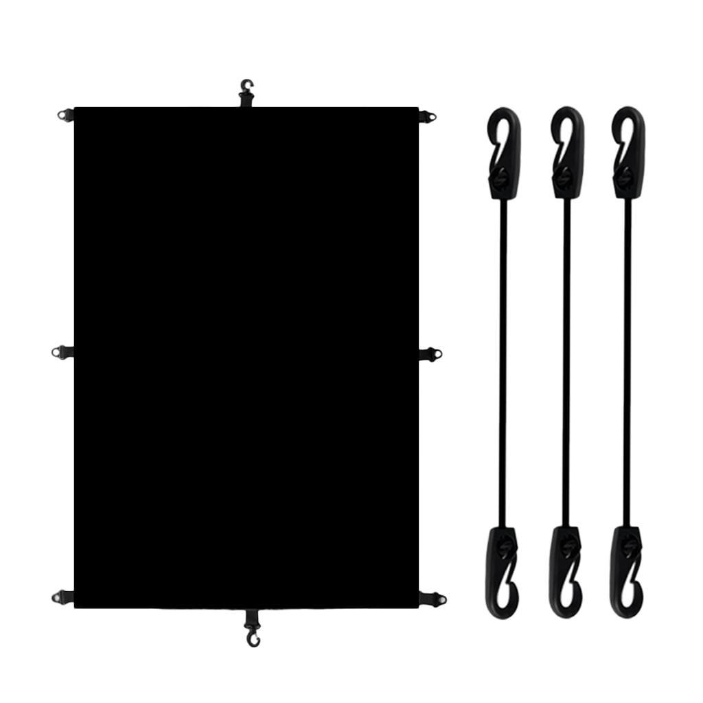 DimyFew 112x72/153x74cm Oxford Drape Seal Cover for Kayak Boat Seats Protecting and 60x29 inch