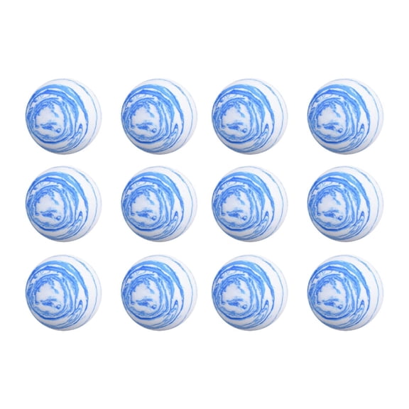 DimyFew 12 Pieces Foam Golf Balls 4.2cm Golf Training Ball for Crafts Indoor Outdoor Blue White