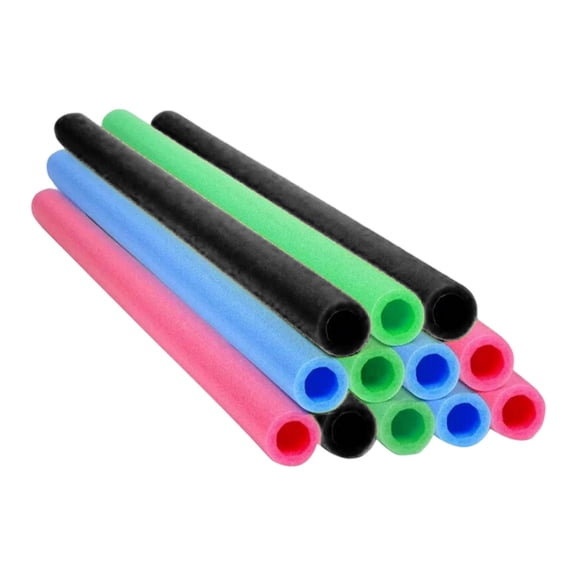 DimyFew 12 Pieces Foam Sleeves for Trampoline Poles, Trampoline Pole Covers, Reliability Style A