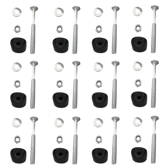 DimyFew 12Pcs Steel Trampoline Screws Trampoline Accessories Jump Stability Tool Dia 8mm