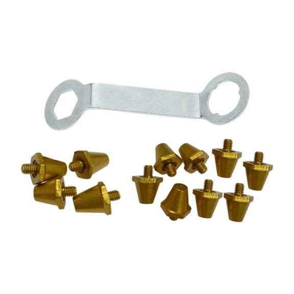DimyFew 12x Football Boot Stable with Wrench Professional Football Shoe Spikes