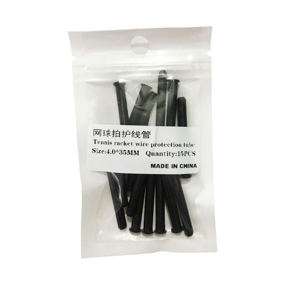 DimyFew 15x Tennis Racket Grommets Racquet Eyelets String Protection Tubes 4x35mm