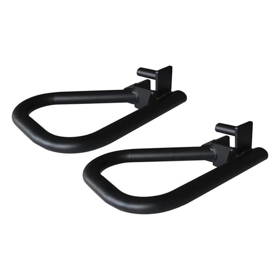 DimyFew 1Pair Metal Dip Bar Attachments Strength Training for 2" x 2" with 1" Hole Squat