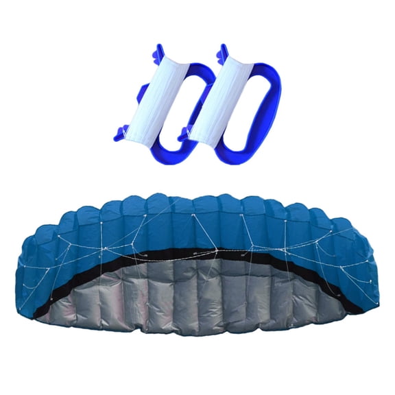 DimyFew 2.5 Line Kite, Seaside Beach Surfboard Flying Sport Parachute urfing Trainer Fly Blue