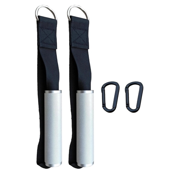 DimyFew 2 Pieces Gyms Handles Exercise Device Tool LAT Row Bar Resistance Exercise Chest black