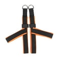 thumbnail image 1 of DimyFew 2 Pieces Pilates Straps Y Loops Reformer Strap for Beginner Gymnastics Women orange, 1 of 9