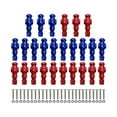 thumbnail image 1 of DimyFew 26 Pieces Table Soccer Men Repair Parts Football Machine Accessories Red Blue, 1 of 9
