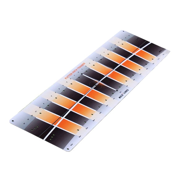 DimyFew 2D Paths Golf Practice Mat Collapsible Practice Accessories Trainer Batting Putt