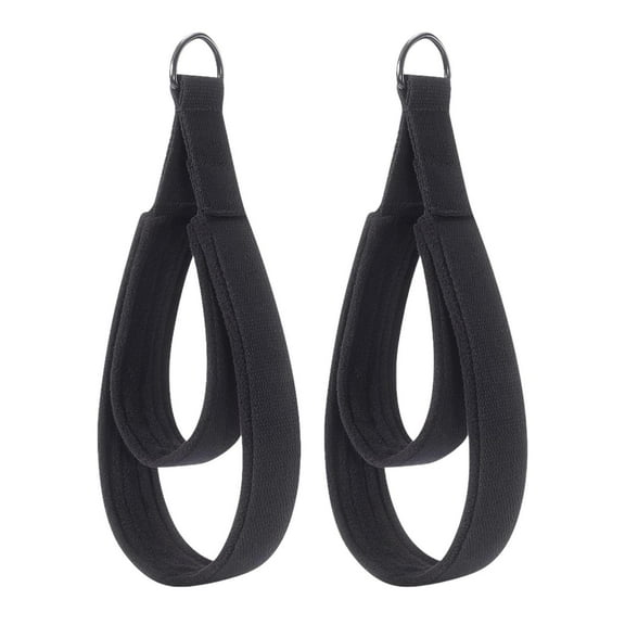 DimyFew 2Pcs D Rings Straps Arms Legs Adults Pilates Double Loop Straps for Reformer