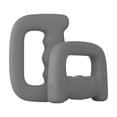 thumbnail image 1 of DimyFew 2Pcs Dumbbells Dumbbells Set Nonslip Portable Hand Weights for Strength Building Gray 1KG, 1 of 9