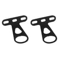 thumbnail image 1 of DimyFew 2x Bike Front Basket Fixed Holder Universal Metal Supporting Racks for Bicycling Black, 1 of 9