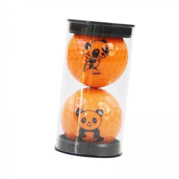 DimyFew 3x 2x Cartoon Golf Balls Novelty Game Ball Practice Ball Training Ball for Indoor Outdoor Living Room Office Beginner