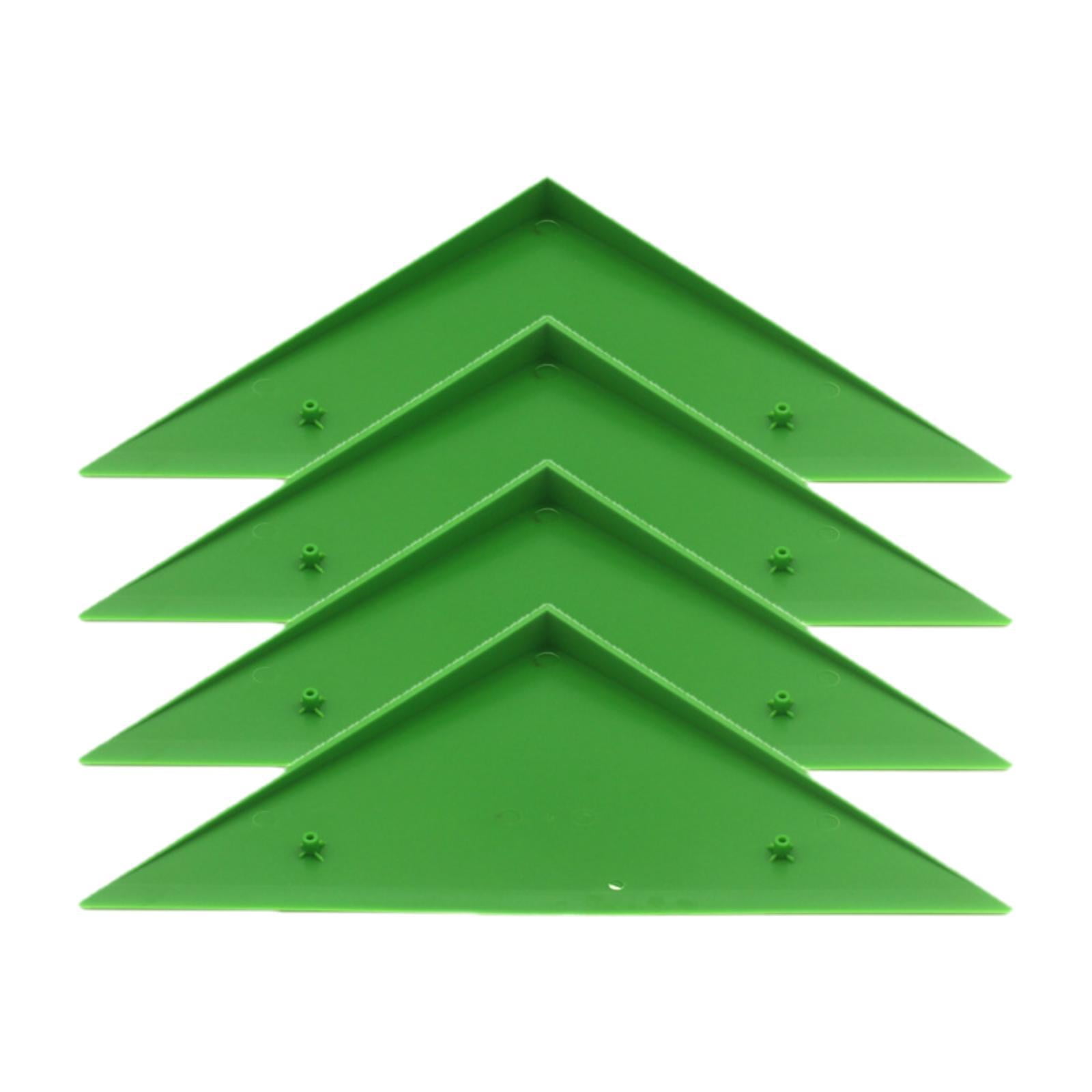 DimyFew 4 Pack Football Table Corner Protectors, for Most Tables, Office Supplies, Heavy green