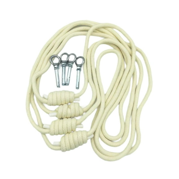 DimyFew 4 Pieces Rope Practical Auxiliary Training Wall Rope for Strength Beige