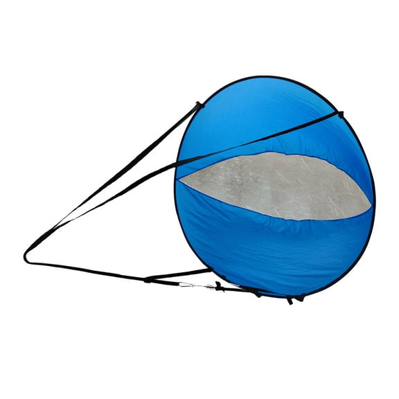 DimyFew 42'' Folding Popup Board Wind Paddle Easy Setup Wind Sail Kayak Downwind Kit blue