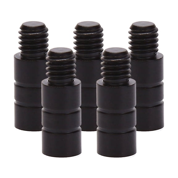 DimyFew 5 Pieces Metal Darts Weights 2BA Thread Adjuster Darts Counterweight 1.6cm 0.63" Black