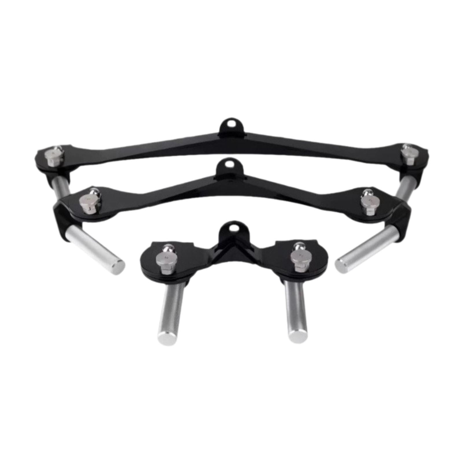 DimyFew Adjustable Gym Handle AntiSlip Grip Pull Down Bar for Arms Workout Men Women Narrow Medium Wide
