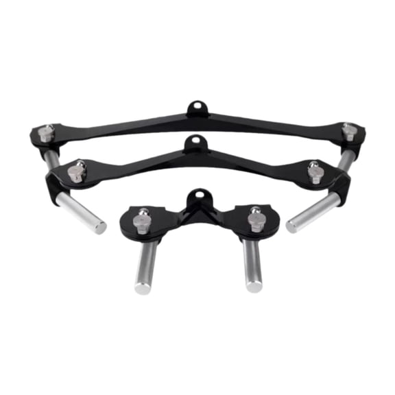 DimyFew Adjustable Gym Handle AntiSlip Grip Pull Down Bar for Arms Workout Men Women Narrow Medium Wide